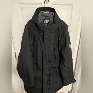 Lands End Mens XXL/Tall Winter Parka - Genuine Down fill